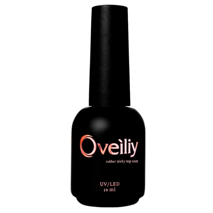 Oveiliy, Rubber Topcoat with Tacky Layer, 10 ml